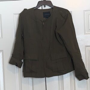 Sanctuary Olive Utility Jacket with Pockets